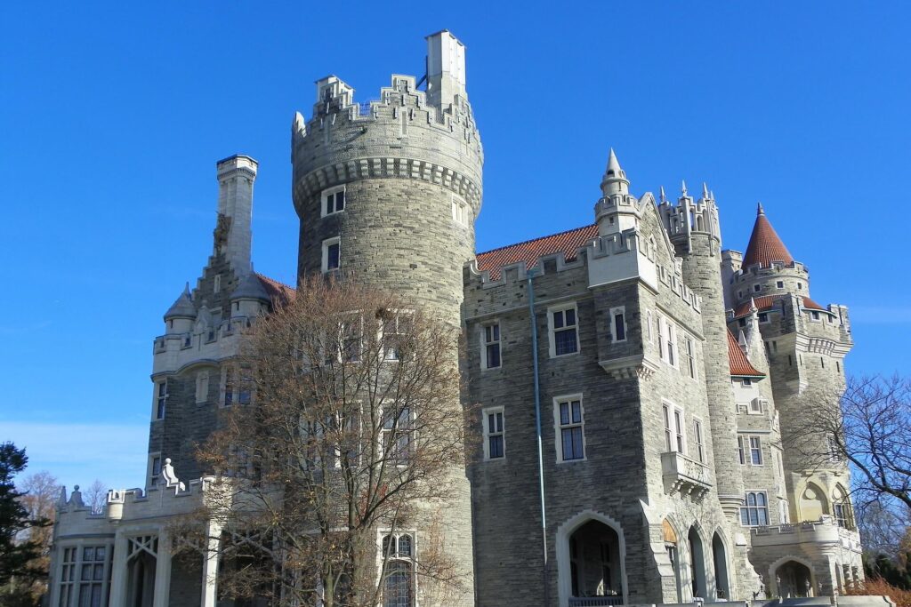Casa Loma, a small castle in Toronto.